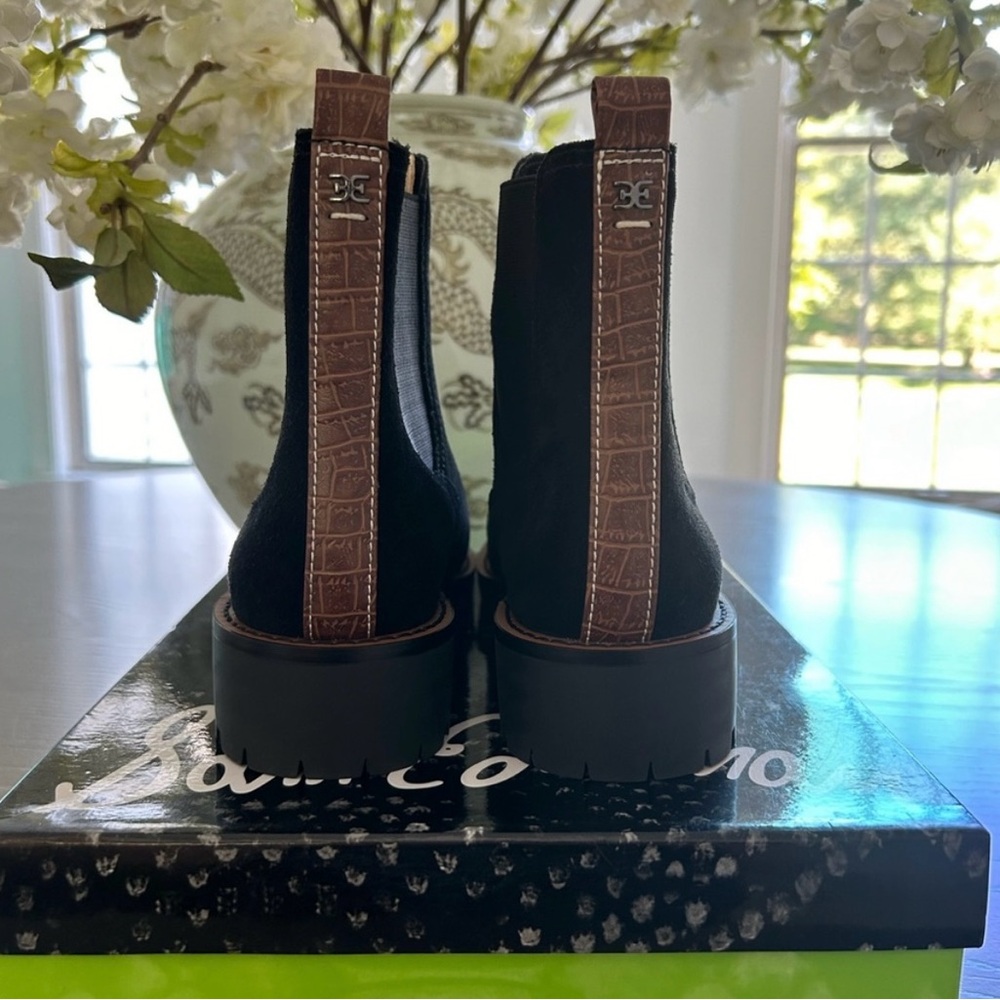 Sam Edelman Black Suede Boots Jaclyn 9 M.